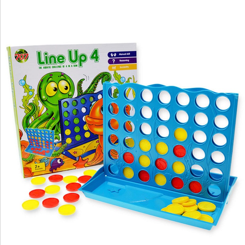 Kids Education Fun - 3D Four-in-a-Row Board Game for Kids