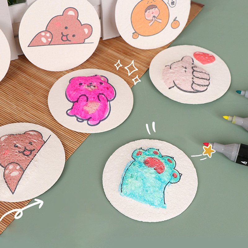 Kids Education Board - 10Pcs 3D Magic Puffy Foam Texture