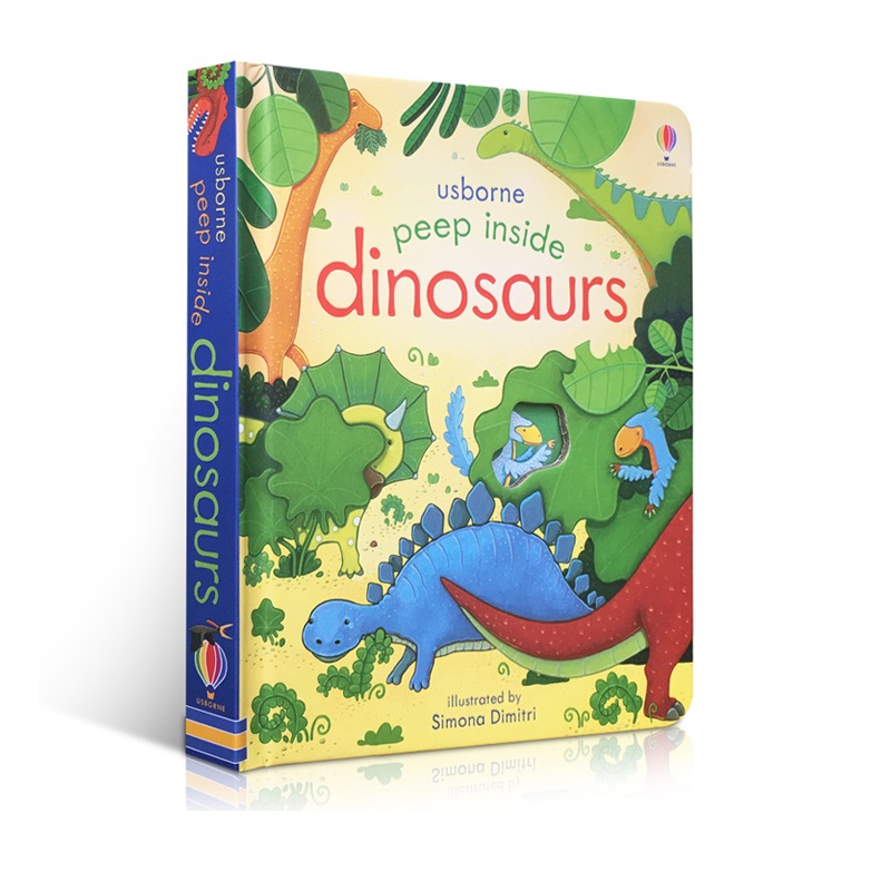 Kids Education Board - Usborne Peep Inside Dinosaurs English Picture