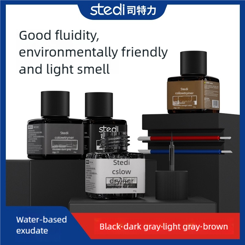Tamiya Model Paint Set - Stedi Water-based Panel Line Paint MP-10-MP-13