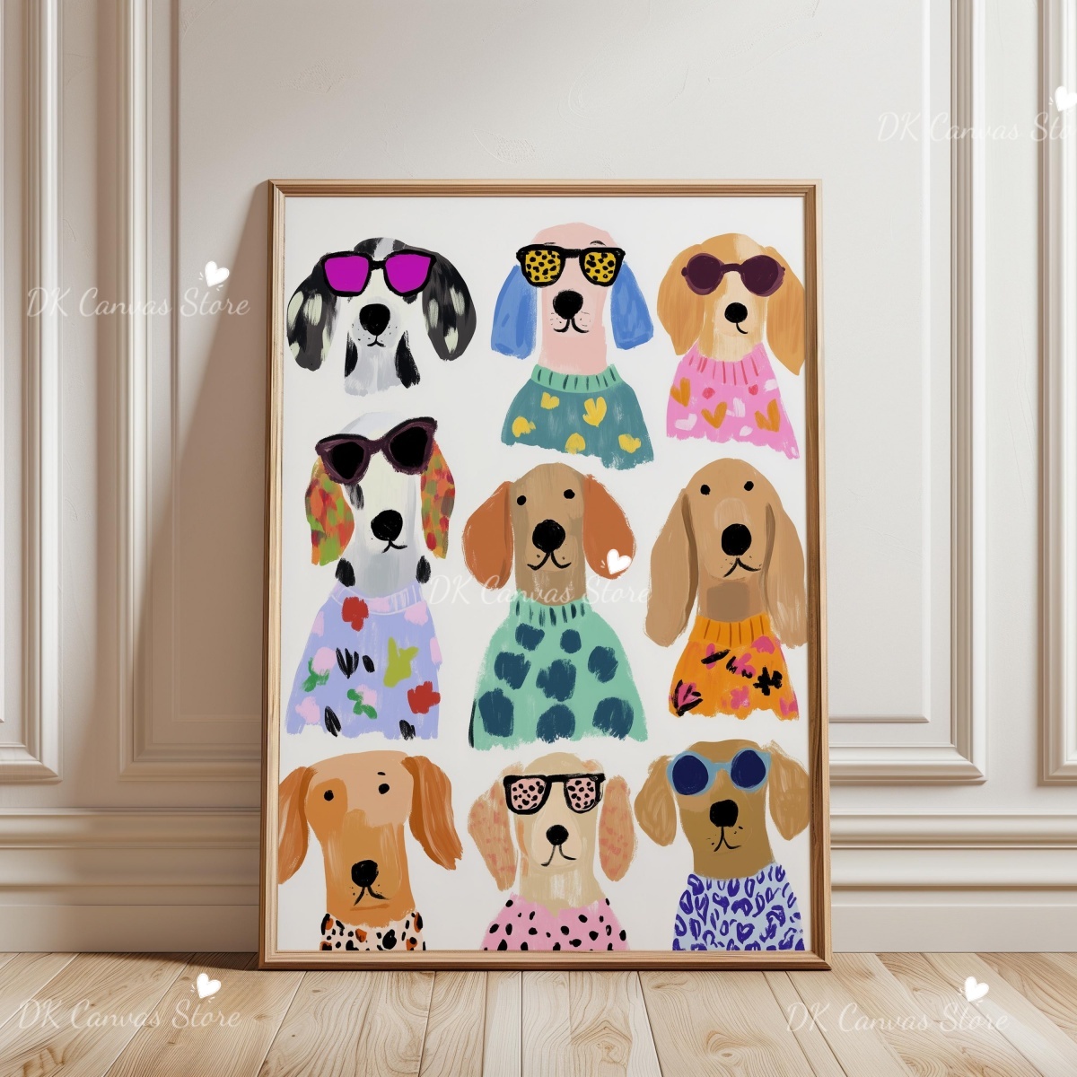 Whimsical Cartoon Animal Canva - đánh giá và giá Kids Educational Posters