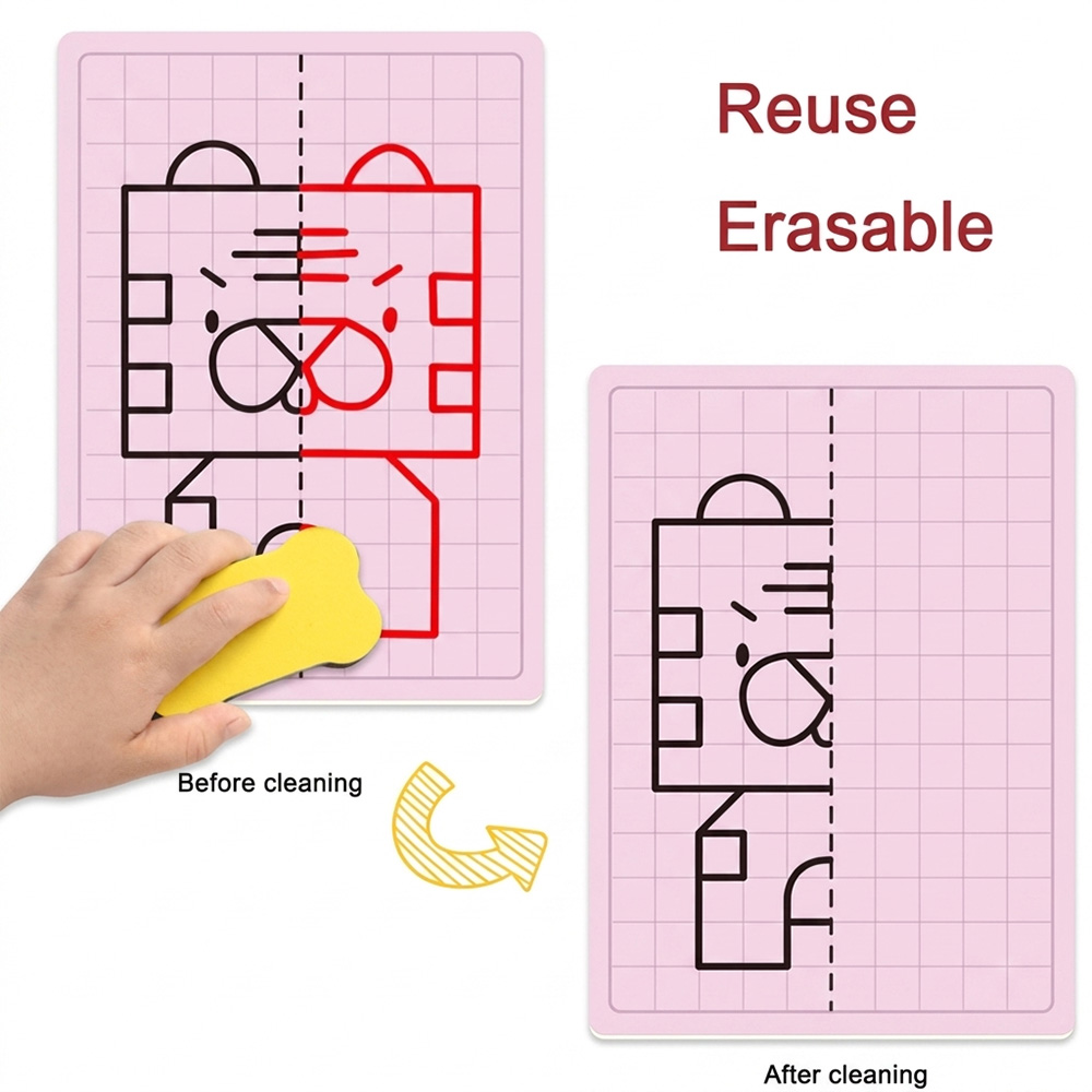 Kids Checkered Symmetrical Pai - đánh giá và giá Kids Educational Workbooks