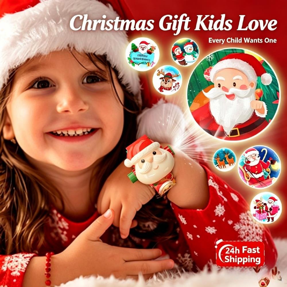 Christmas Projection Watch Chi - đánh giá và giá Kids Educational Watch