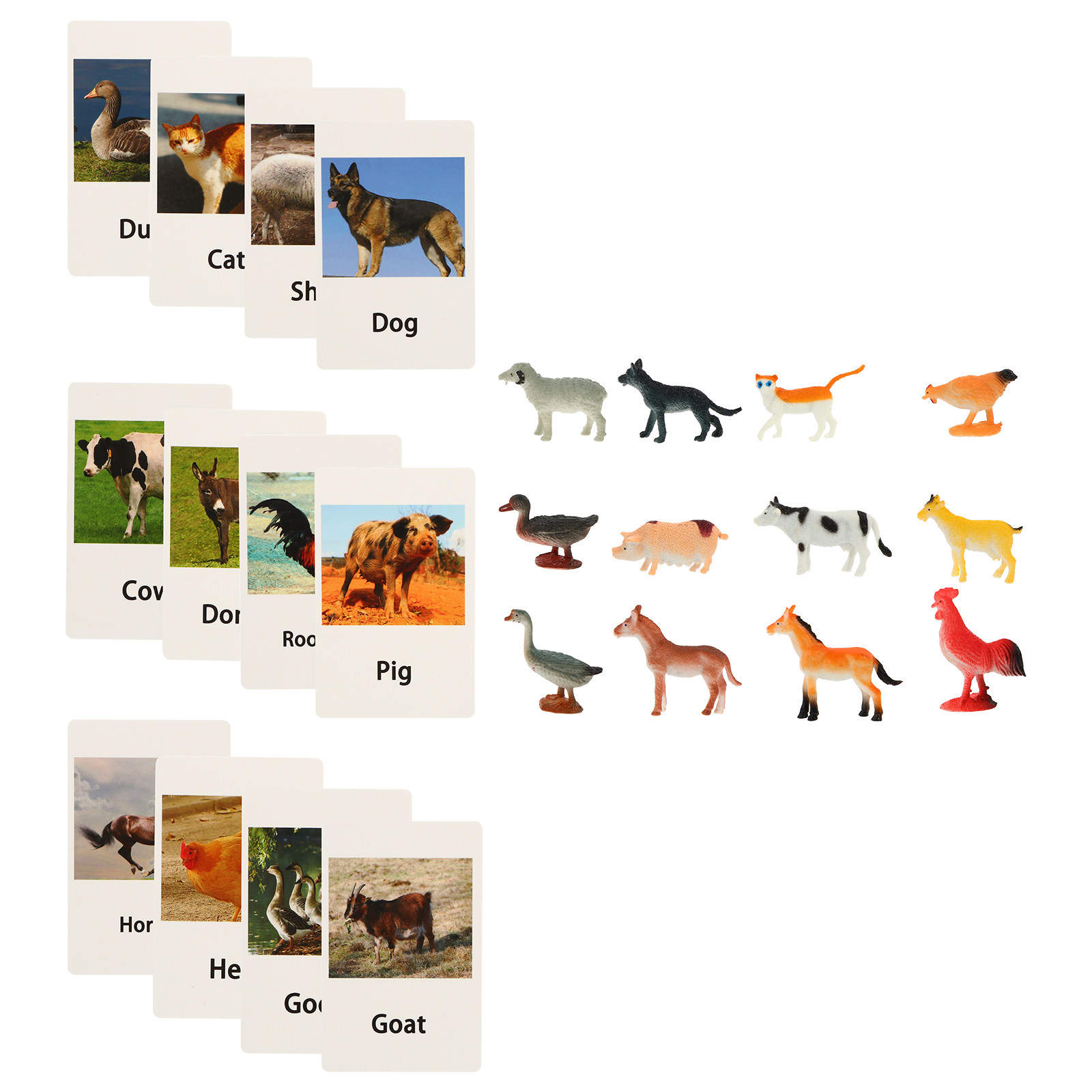 1Set Animal Cards Matching Cog - đánh giá và giá Kids Education Fun