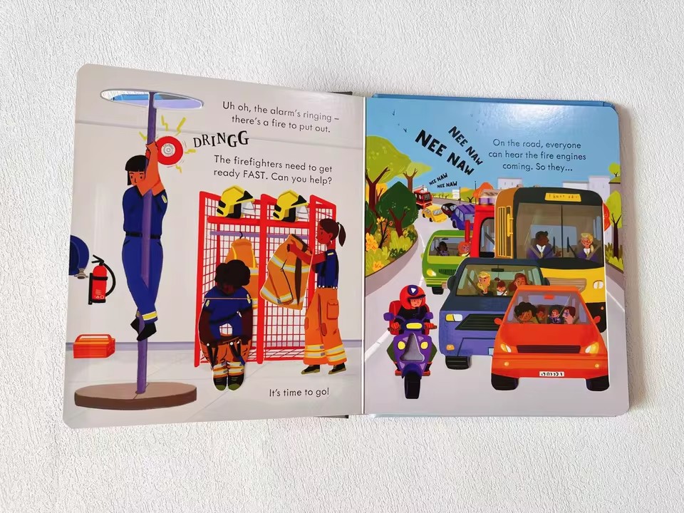 Usborne Peep Inside How A Fire - đánh giá và giá Kids Education Books