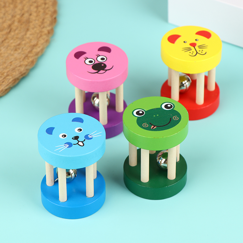 Kids Cartoon Wooden Castanets  - đánh giá và giá Kids Education Bell