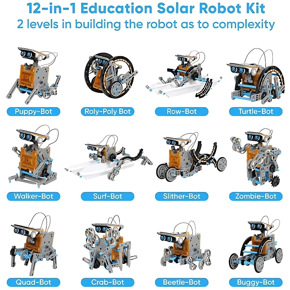 Solar Robot Building Blocks 12 - đánh giá và giá Kids Education App
