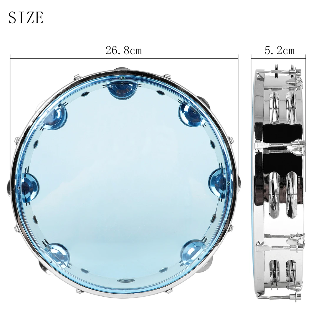 10 Inch Kids Tambourine Double - đánh giá và giá Kids Education Bell
