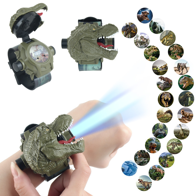 Trẻ Em Khủng Long Chiếu Đồng H - đánh giá và giá Kids Educational Watch