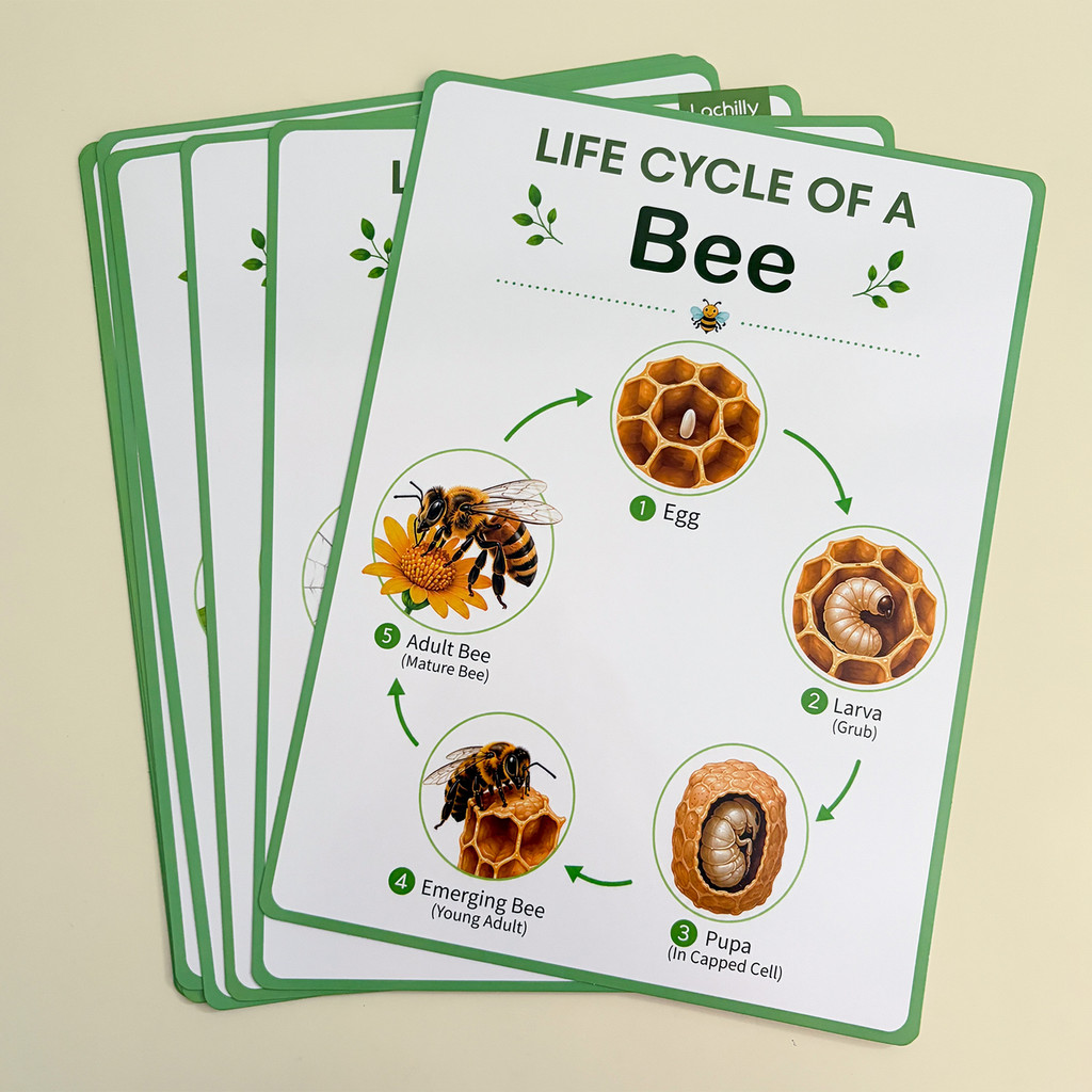 8Pcs Nature Life Cycle Educati - đánh giá và giá Kids Educational Posters