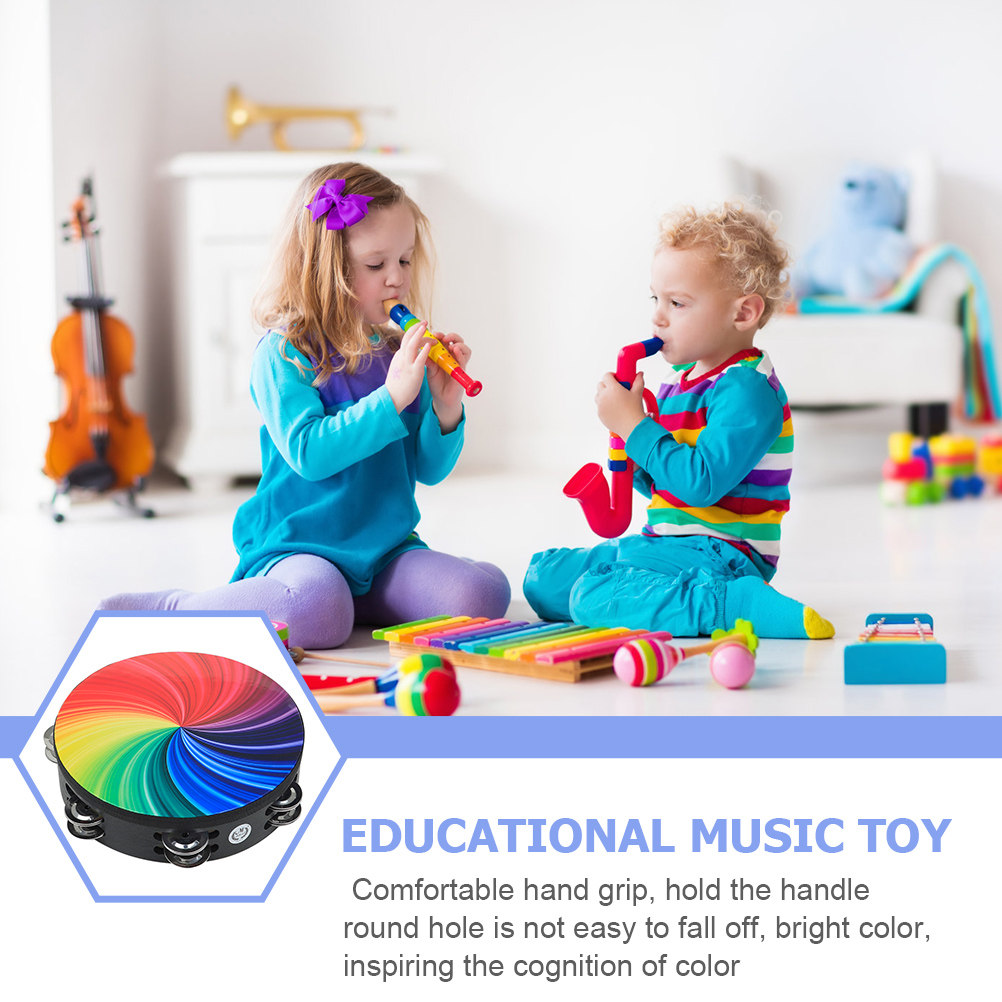 Double Row Bell Tambourine for - đánh giá và giá Kids Education Bell