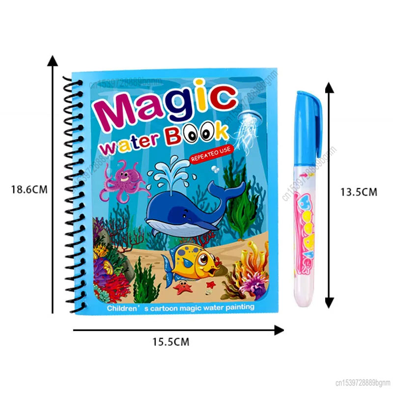 Hoạt Hình Nước Ma Thuật Tranh  - đánh giá và giá Kids Education Books