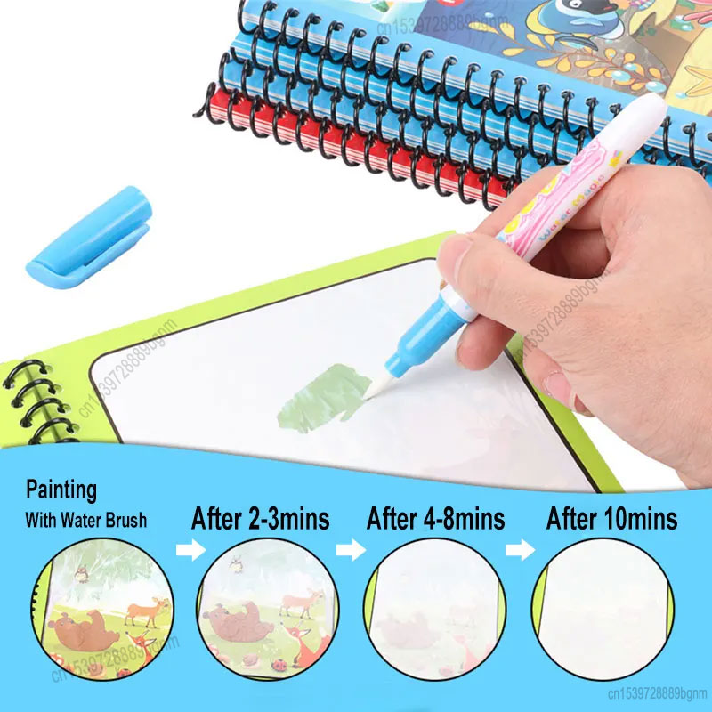 Hoạt Hình Nước Ma Thuật Tranh  - đánh giá và giá Kids Education Books