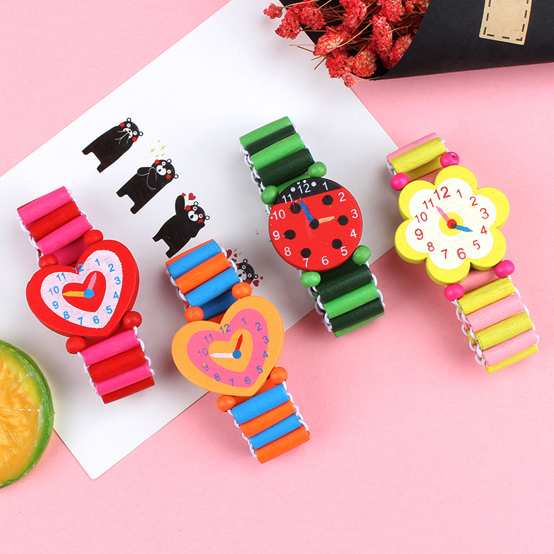 3 Cái/lốc Gỗ Đồng Hồ Nữ Đẹp Ho - đánh giá và giá Kids Educational Watch