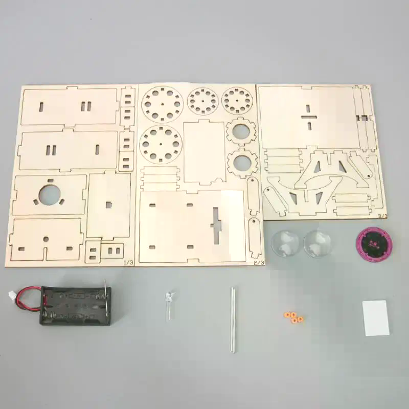 Wooden Film Projector DIY Scie - đánh giá và giá Kids Education Film
