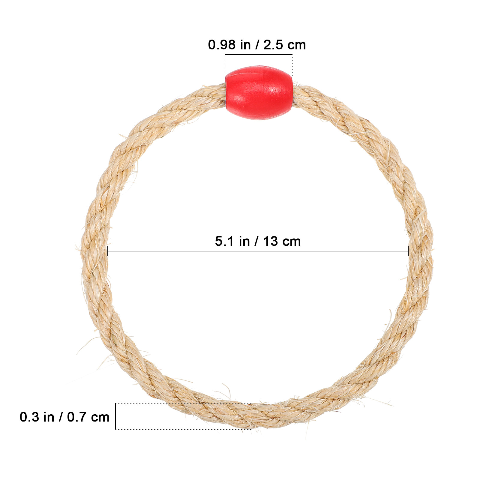 10Pcs Wooden Style Twine Ring  - đánh giá và giá Game Educational For Kids Free