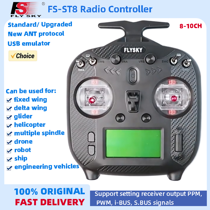 FLYSKY FS-ST8 2.4G Radio Trans - đánh giá và giá Tamiya Model Paint Set