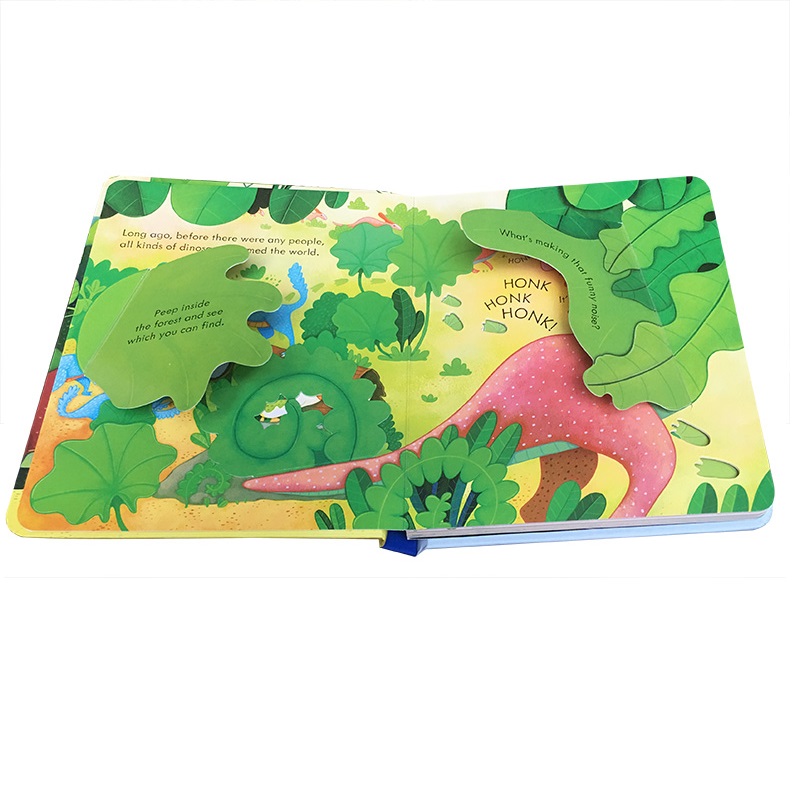 Usborne Peep Inside Dinosaurs  - đánh giá và giá Kids Education Board