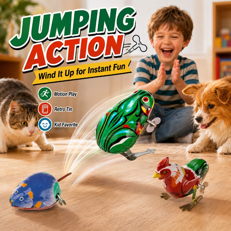 Traditional Wind Up Jumping Fr - đánh giá và giá Kids Education Fun