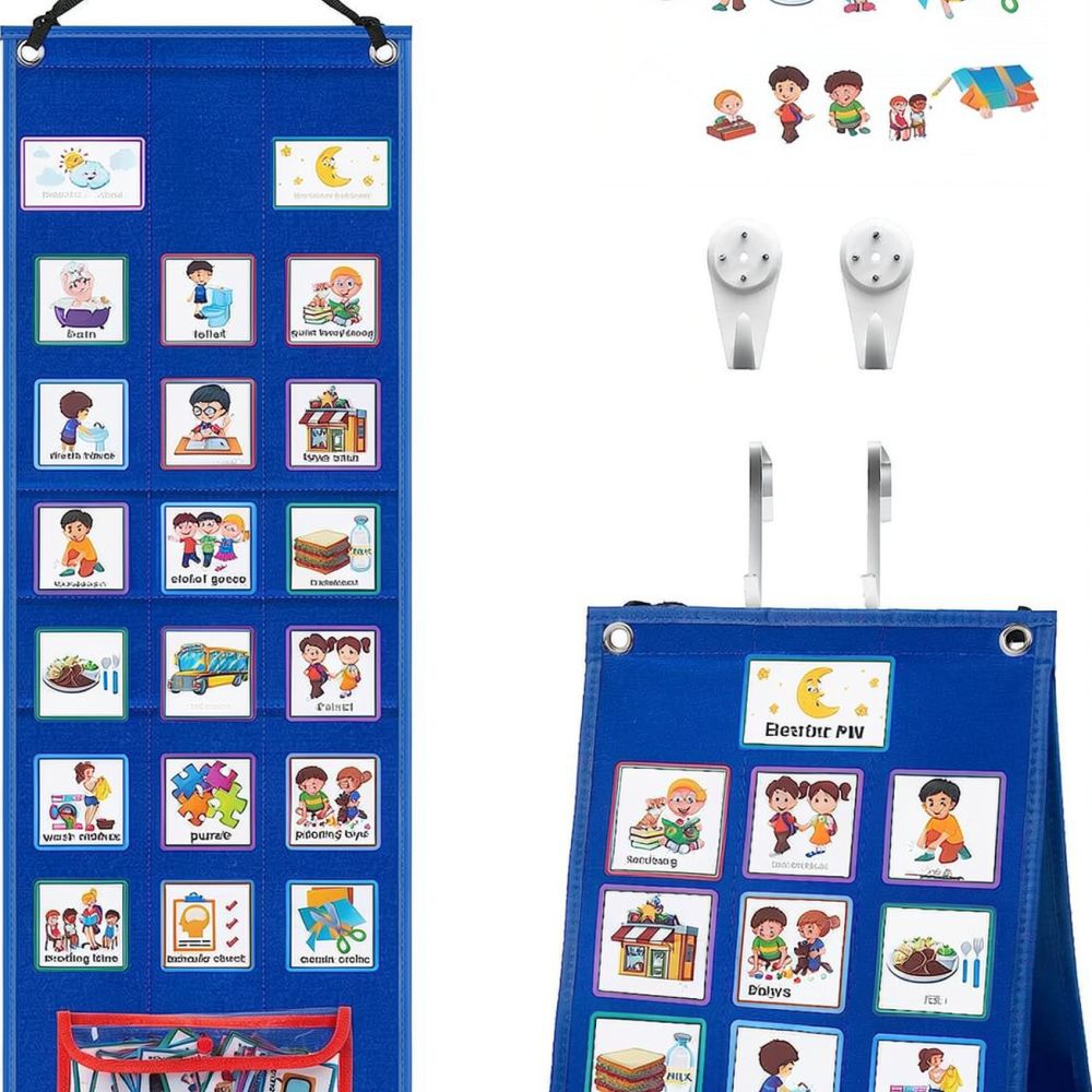 Visual Schedule Board For Kids - đánh giá và giá Kids Education Charts