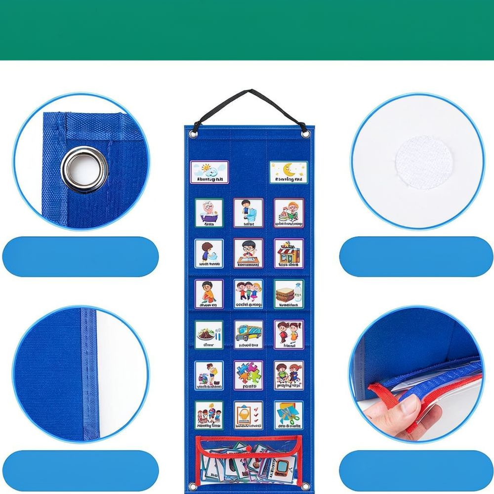 Visual Schedule Board For Kids - đánh giá và giá Kids Education Charts