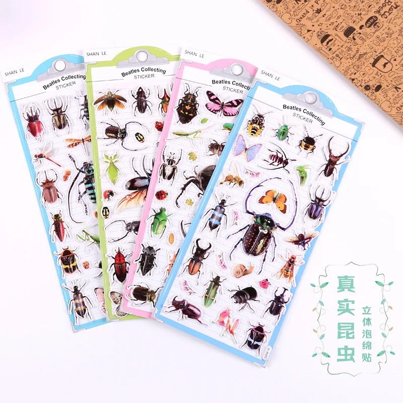 Hot Sale 3D Lifelike Insect St - đánh giá và giá Kids Education Charts