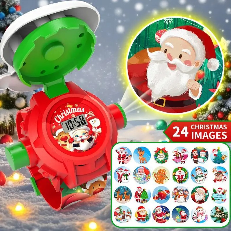 Christmas Kids Projection Watc - đánh giá và giá Kids Educational Watch