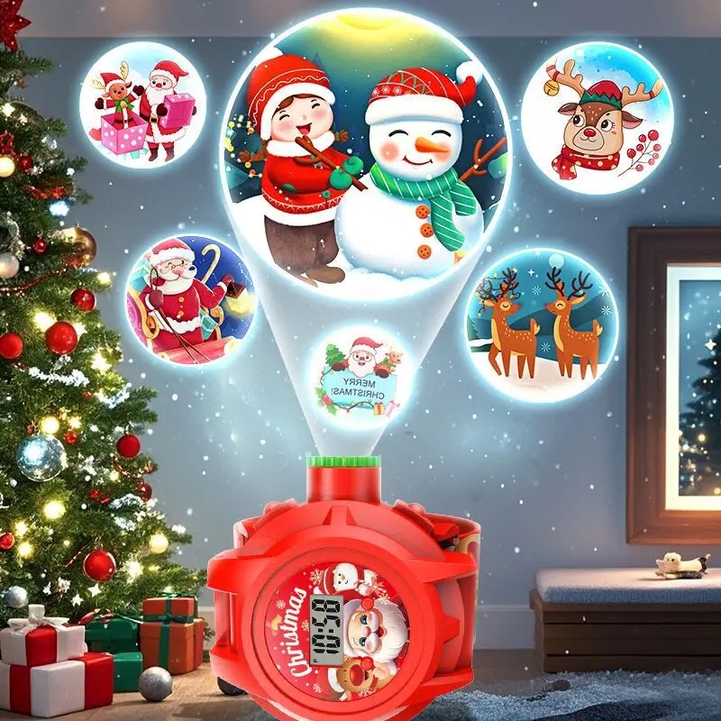 Christmas Kids Projection Watc - đánh giá và giá Kids Educational Watch