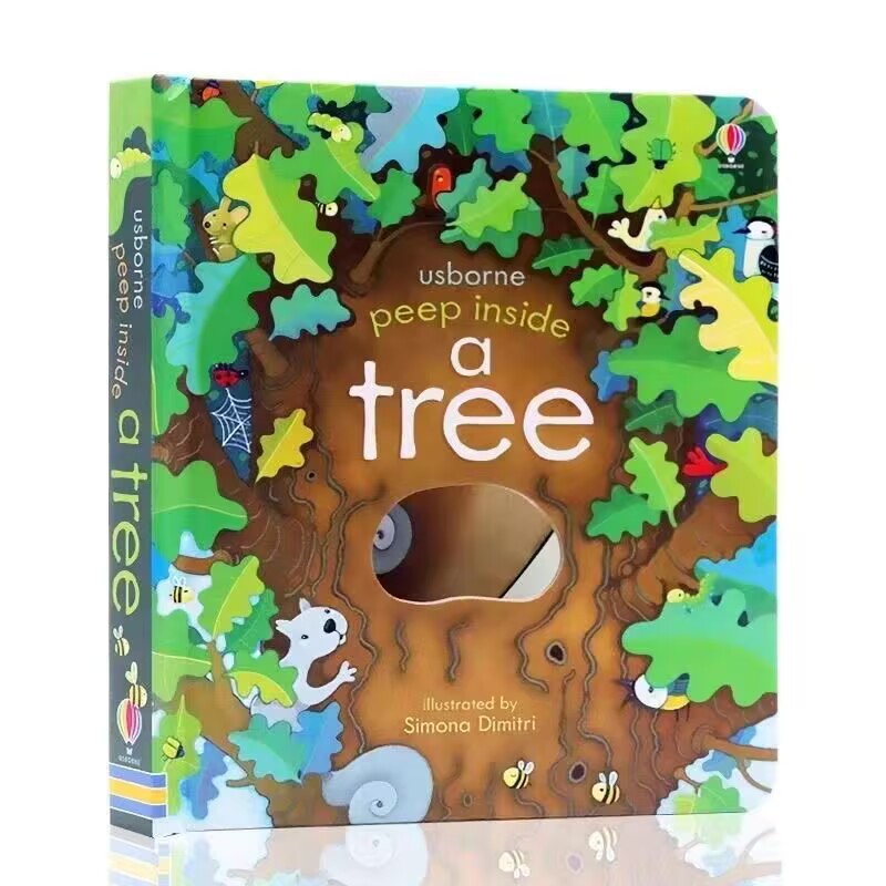 Usborne Peep Inside A Tree 3D  - đánh giá và giá Kids Education Board