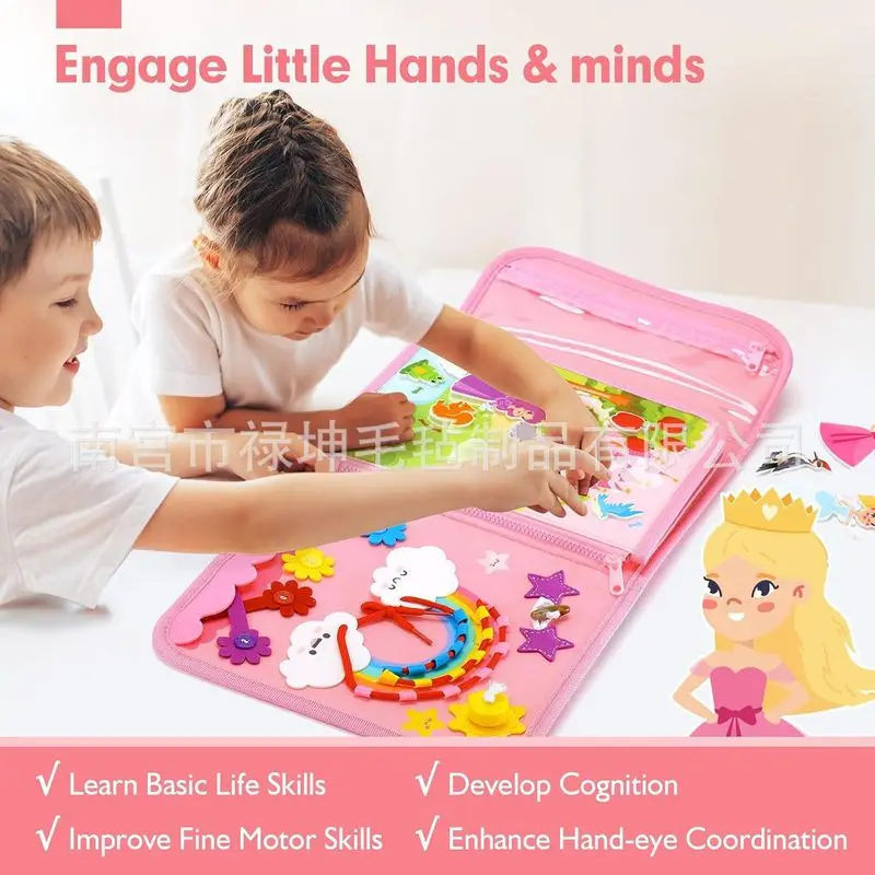 Princess Montessori Felt Busy  - đánh giá và giá Kids Education Books