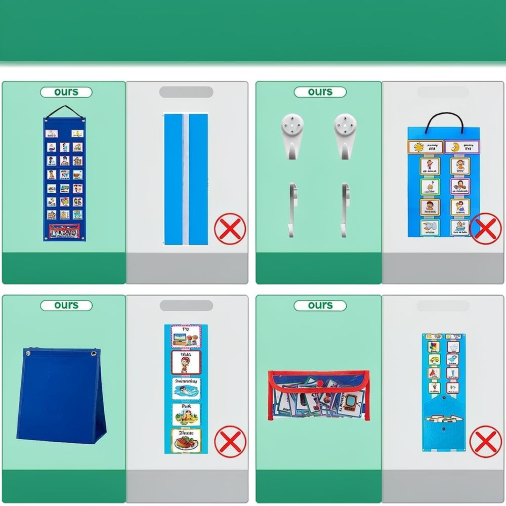 Kids Visual Routine Chart Dail - đánh giá và giá Kids Education Charts