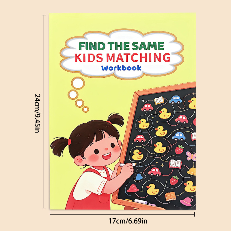 Find The Same Matching Workboo - đánh giá và giá Kids Educational Workbooks