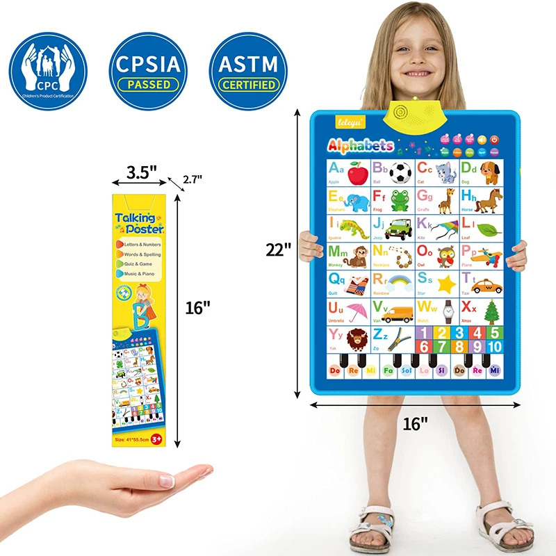 Electronic English Alphabet Wa - đánh giá và giá Kids Education Charts
