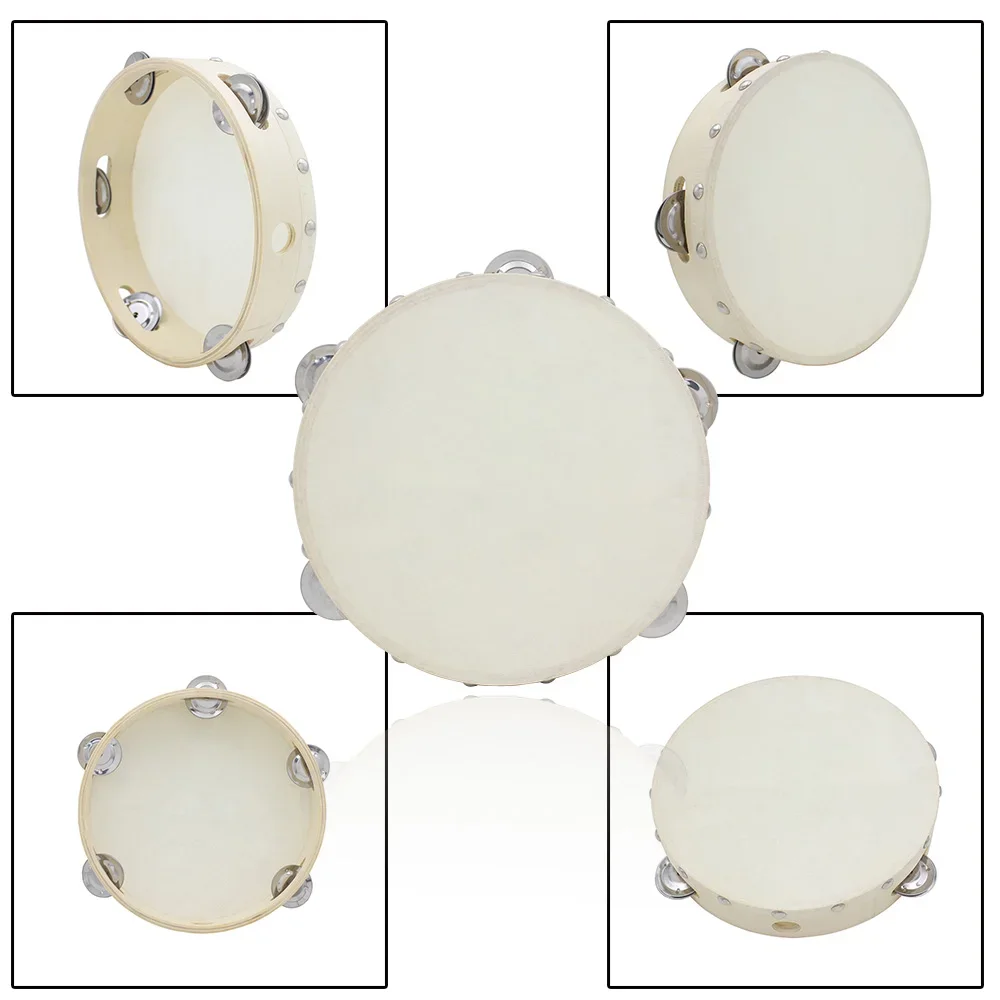 8-inch Tambourine Drum Hand-Op - đánh giá và giá Kids Education Bell