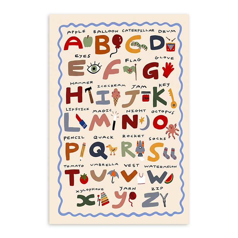 Kids Alphabet ABC Poster Carto - đánh giá và giá Kids Education Charts